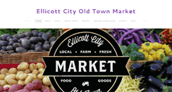 Desktop Screenshot of ellicottcityoldtownmarket.com